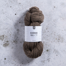 Svensk Ull 4 tr 100g Log House Brown