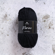 Merino 50g Pitch Black