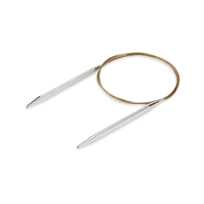 Rundstricknadeln, weiß bronze