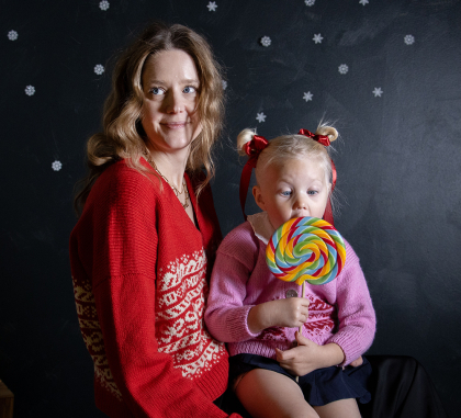 Pretty X-mas Cardigan - Salty Licorice