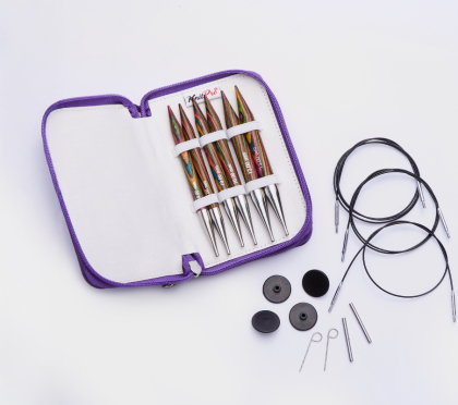 KnitPro Symfonie Chunky - Set mit Nadelspitzen (3 Paar, 13 cm)