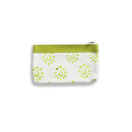 Tasche/Etui (klein) mit Reißverschluss - Grün