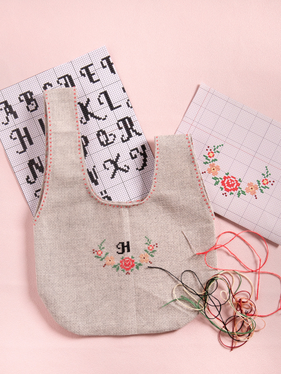 Cikoria Projektbeutel - Stick-Set