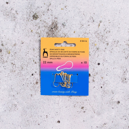 Maschenmarkierer mit Verschluss aus Metall, 10 Stück Messing