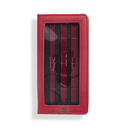 Röd Sockenstricknadelset