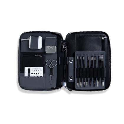 ChiaoGoo Forté 2.0 - Nadelspitzenset (14 Paar/13 cm) mit viel Zubehör