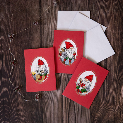 Beschäftigte Wichtel - 3er Set Karten