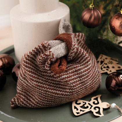 Årsta - Gestreifte Projekttasche