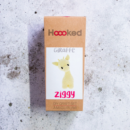 DIY Crochet Kit Giraffe Ziggy Eco Barbante Popcorn