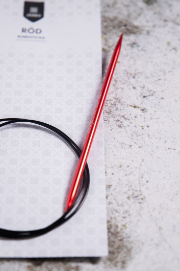 Järbo Röd Rundstricknadeln