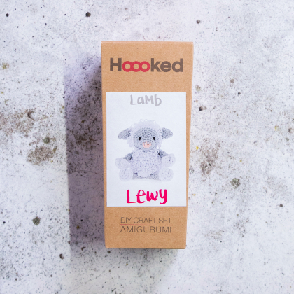 DIY Crochet Kit Lamb Lewy Eco Barbante
