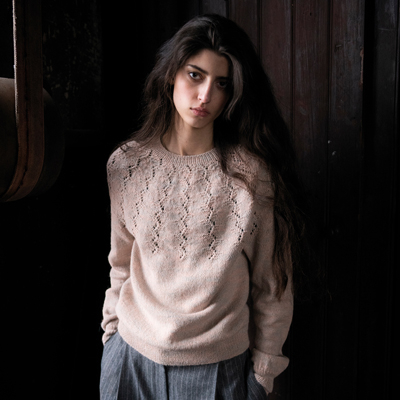 Sken - Pullover mit Lochmuster