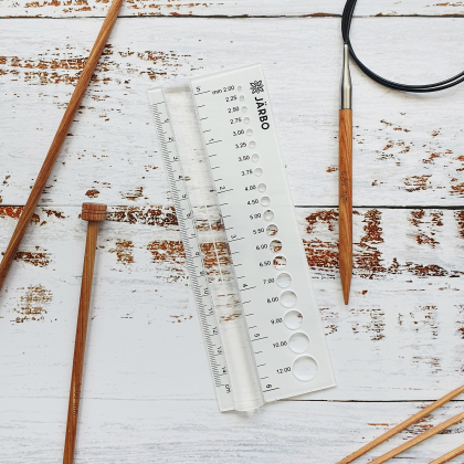 Nadelmaß mit Lineal von Järbo