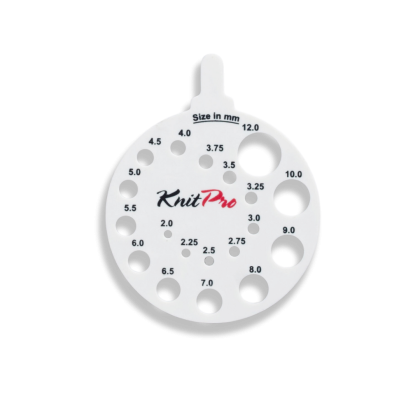 Nadelmaß rund - weiß