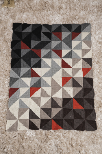 Sao Paolo - gehäkelte Decke