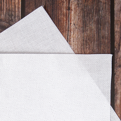 Stickstoff 11ct Aida 4,4 Stiche/cm - 150 x 100 cm Weiß