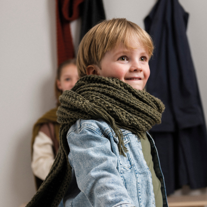 London - Schal im Strukturmuster