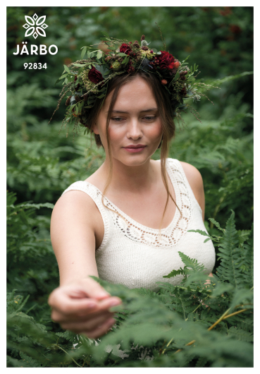 Midsommarkrans - Top mit Blattmuster