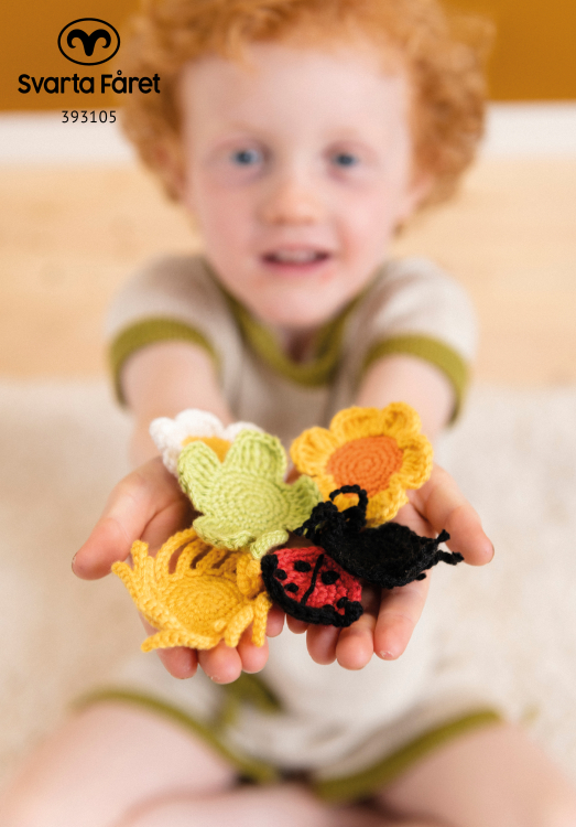 Putte - gehäkelte Aufnäher