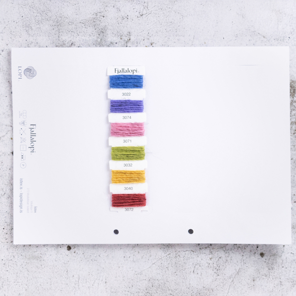 Farbkarte Ístex Fjallalopi 50g