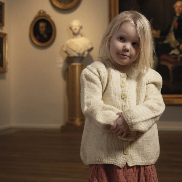 Porträtt - Strickjacke für Kinder