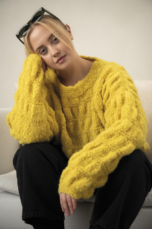 Murcia – Murcia Pullover mit Bubble-Muster