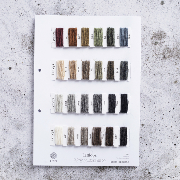 Farbkarte Ístex Léttlopi 50g