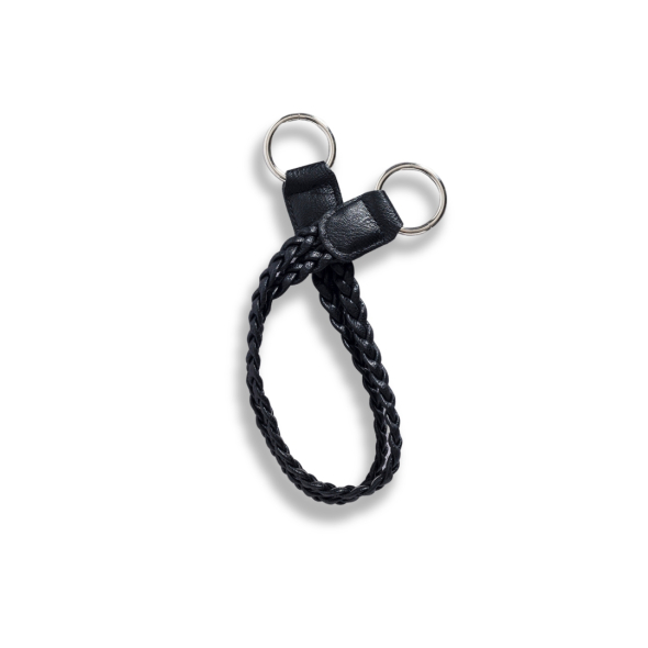 Taschengriff doppelt geflochten - Schwarz