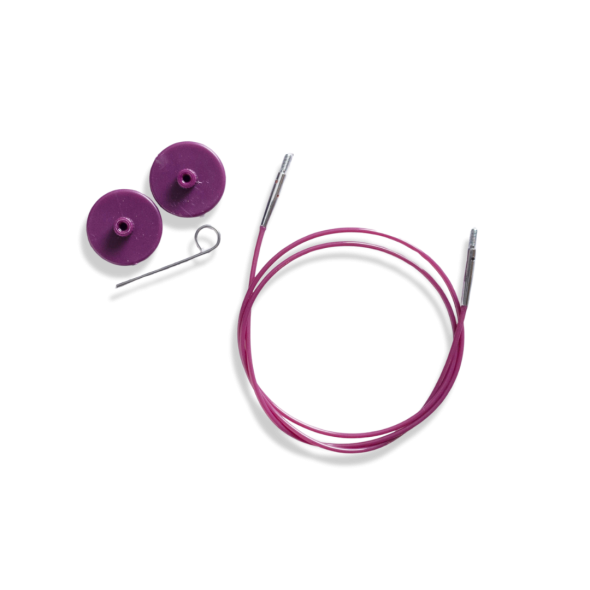 KnitPro Seile Purpur/Silber