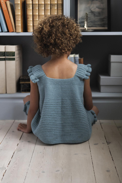 Skanör - gehäkeltes Top für Kinder
