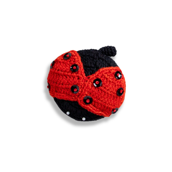 Maßband - gehäkelter Marienkäfer