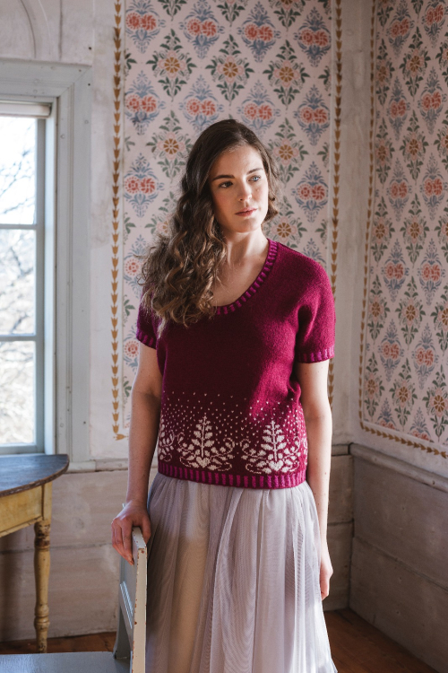 Ann-Katrin - Oberteil mit kurzen Kappenärmeln