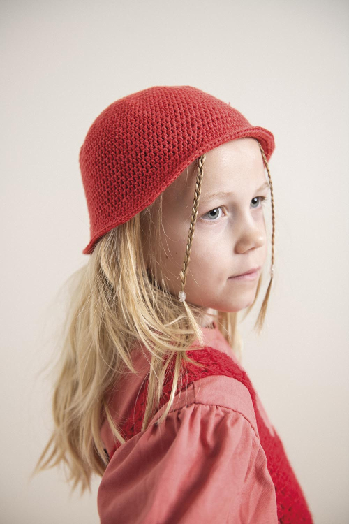 Vik mini - gehäkelter Sonnenhut für Kinder