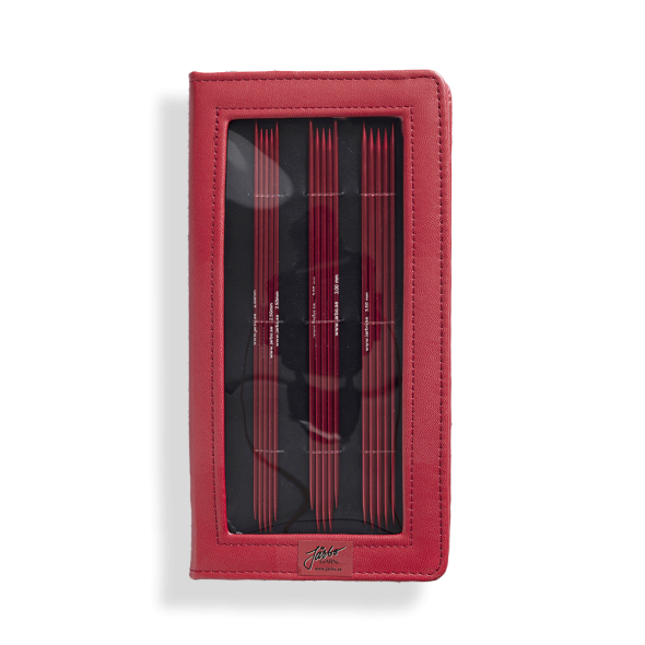 Röd Sockenstricknadelset