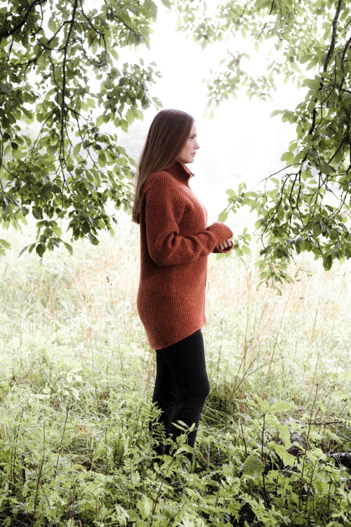 Gryten – Damenstrickjacke mit Reißverschluss