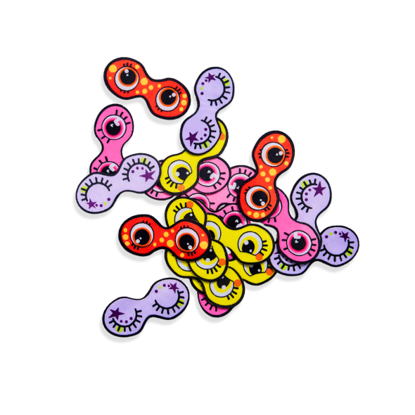 Augen - Stoffapplikation/Bügelmotiv (10 Stück)