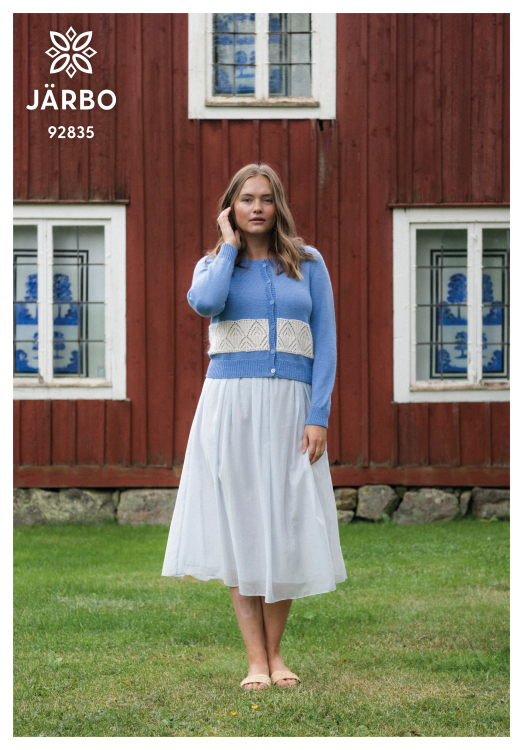 Högtid - Strickjacke mit Strukturmuster