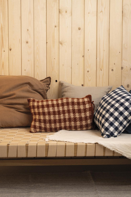 Hazelwood Halo Pillow - Tartan Kissen