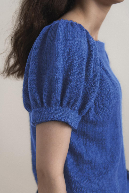 Segel - gestricktes Top mit Puffärmeln