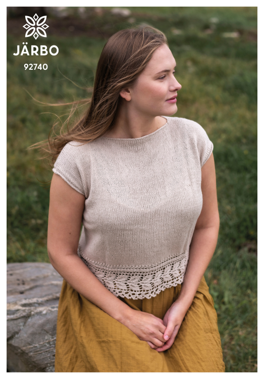 Sommarvisa - Top mit Lochmuster am Bund