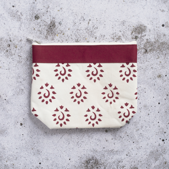 Tasche/Etui XL mit Reißverschluss - Rot