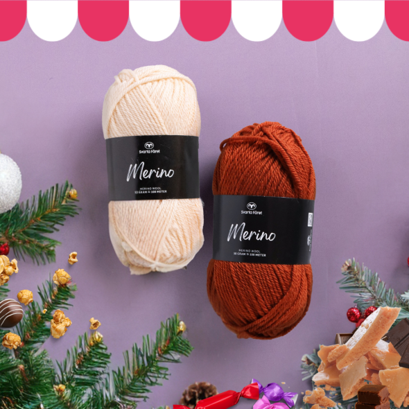 Pretty X-mas Cardigan - Caramel Fudge