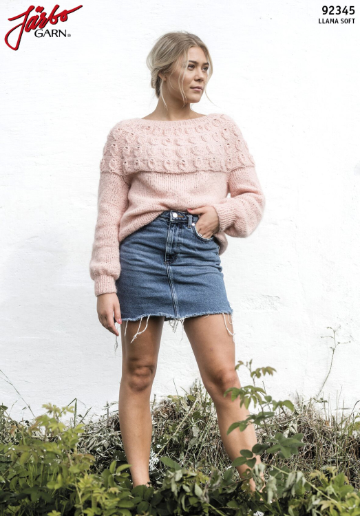 Orkidé – Pullover mit Strukturpasse