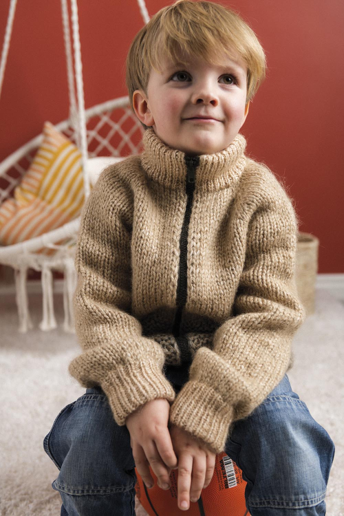 Mikkeli - Kinderjacke mit Reißverschluss