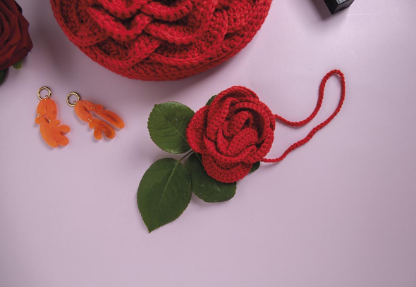 Ingrid - gehäkelte Halskette