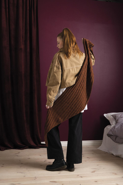 Verona - Schal im Rippenmuster