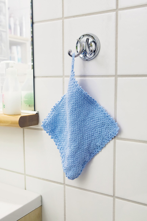 Gestrickter Waschlappen/Geschirrtuch