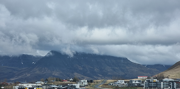 Beeindruckende Aussicht von der Spinnerei Ístex